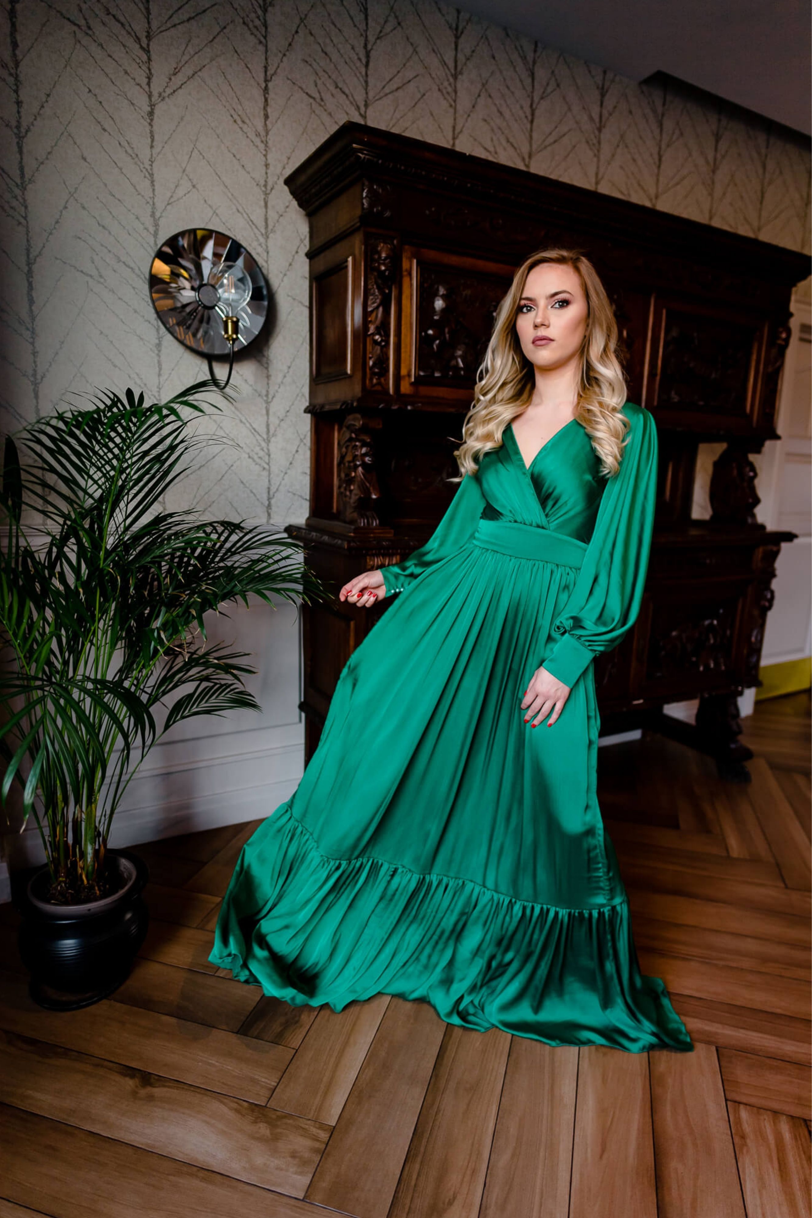 Rochie Petra Green