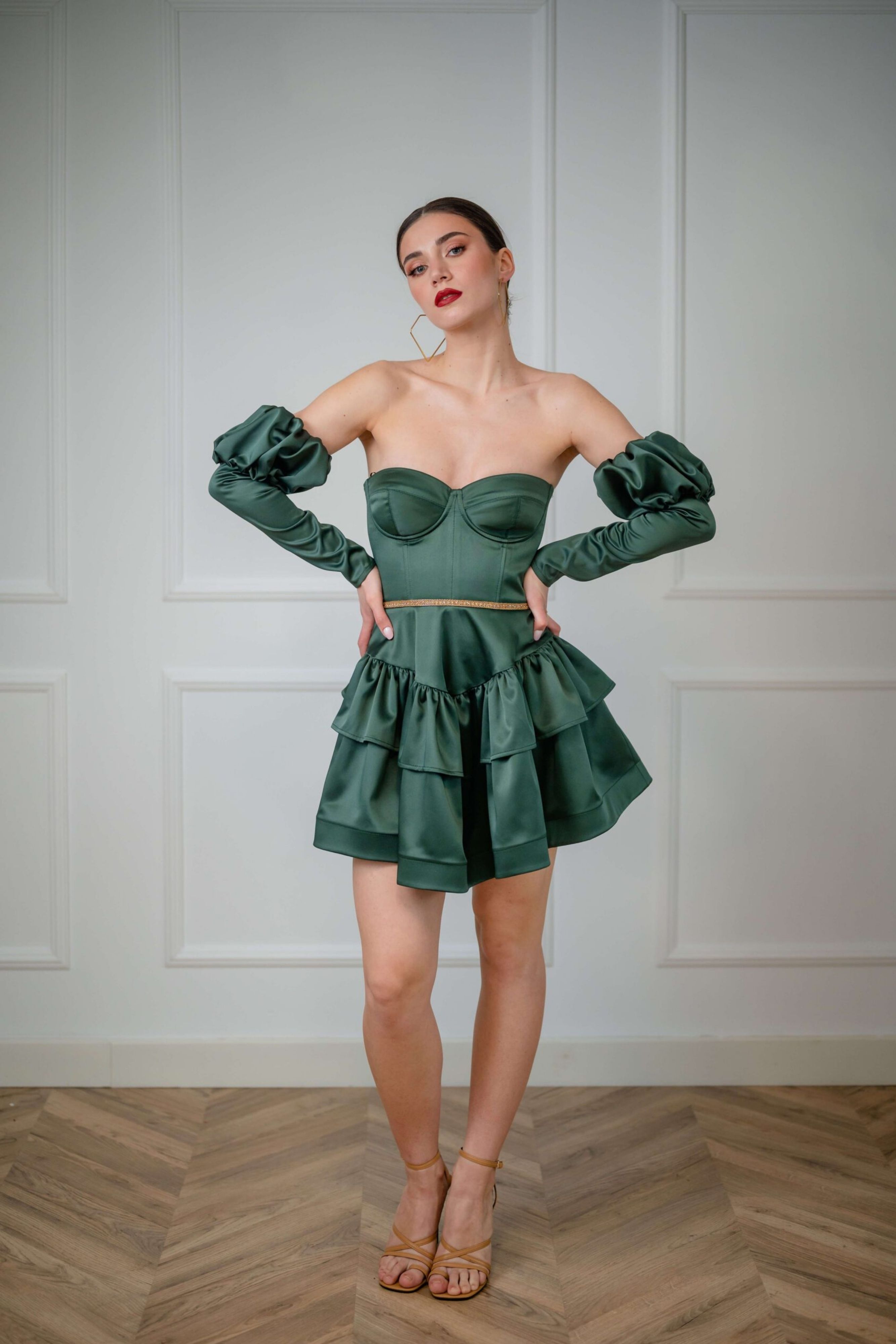 Rochie Celine Green