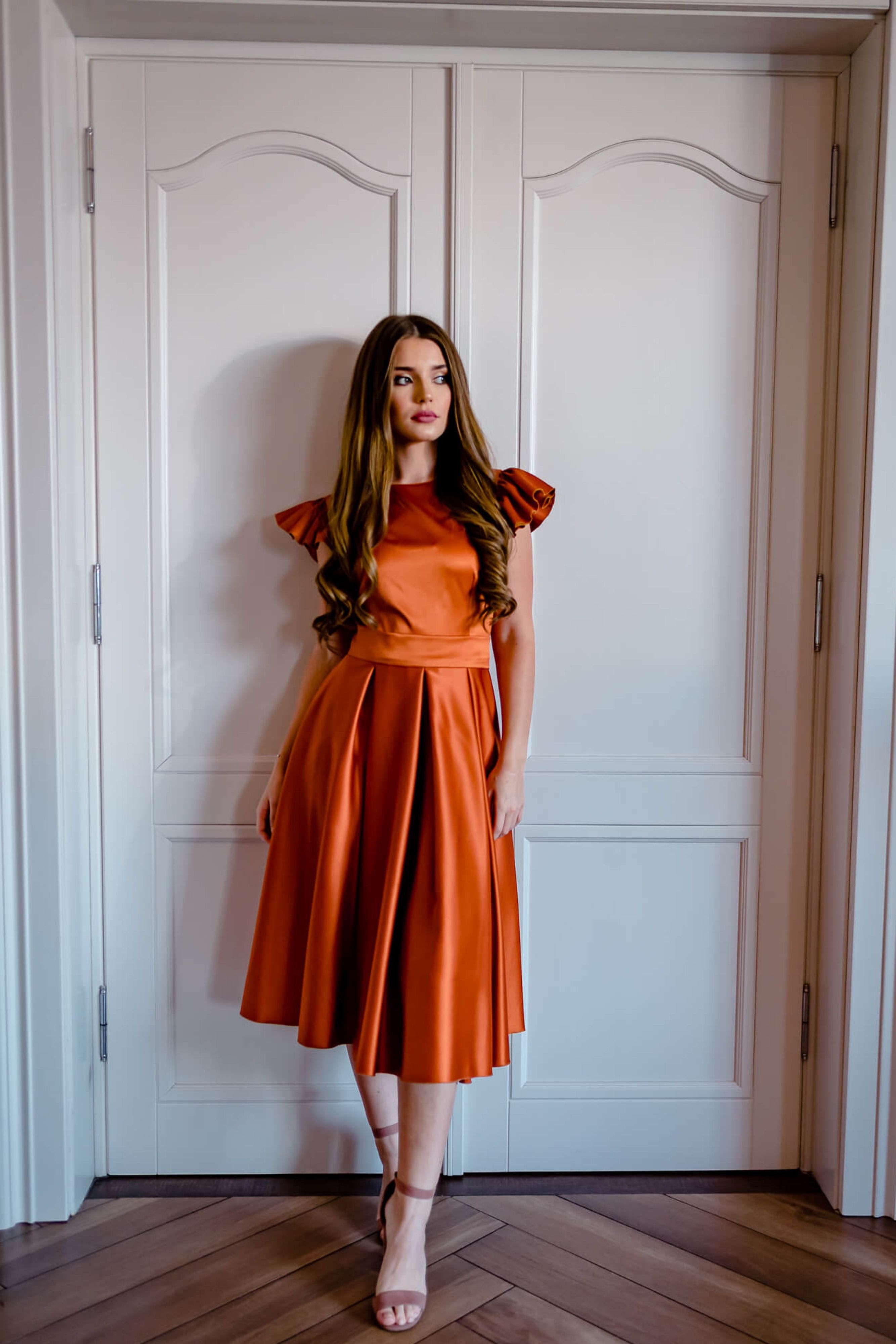 Rochie Mara Orange